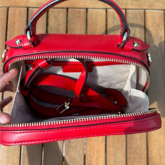 Michael Kors Red Quilted Leather Box Bag – Like New - Picture 6 of 11